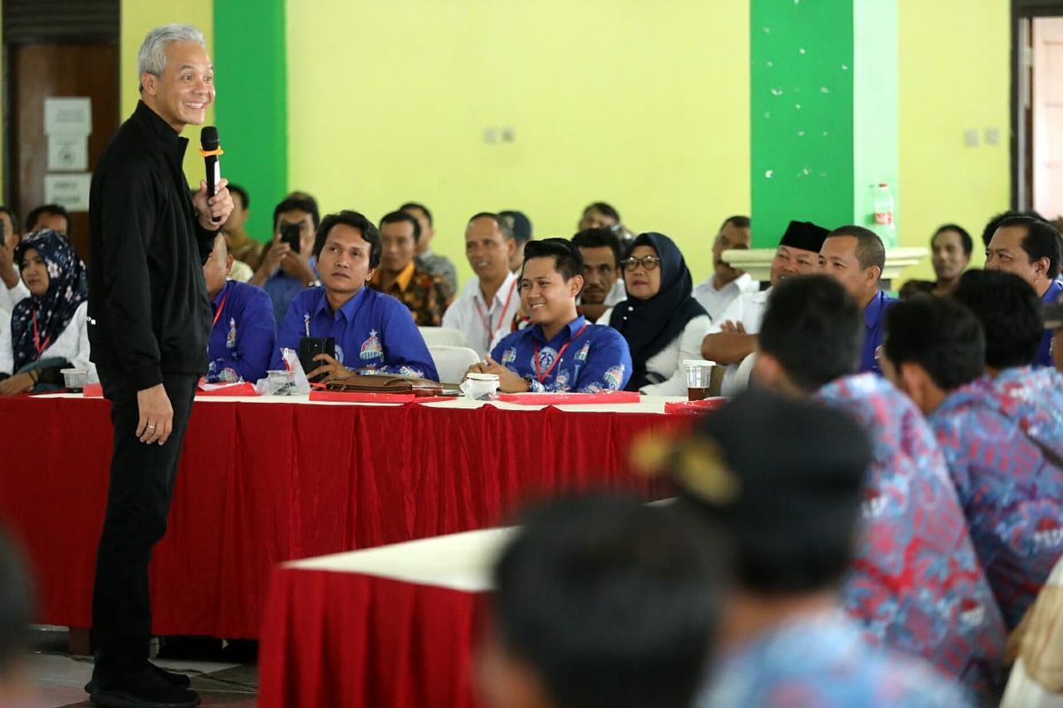 Gubernur Jawa Tengah Ganjar Pranowo.