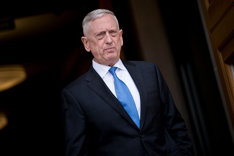 mantan menteri pertahanan AS, Jim Mattis.