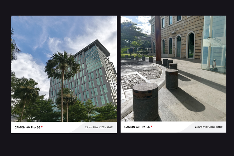 Hasil foto dengan kamera utama 50 MP Tecno Camon 40 Pro 5G. 