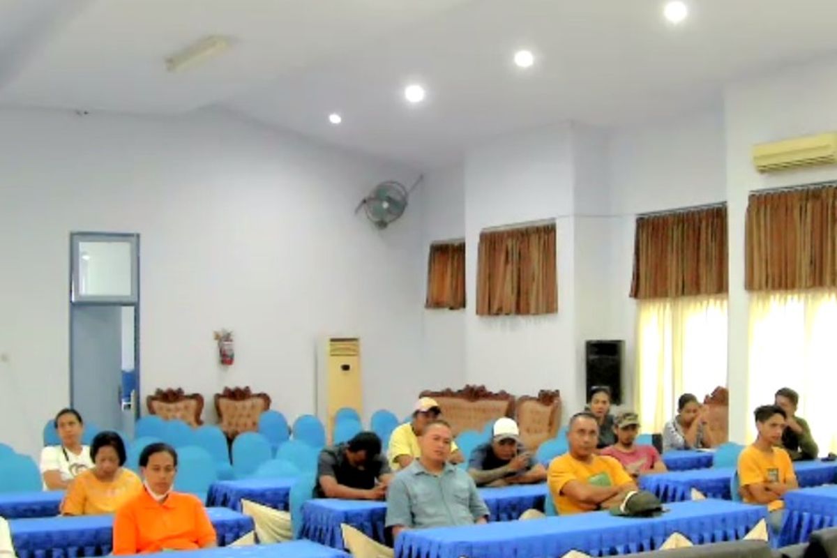 Kegiatan Pelatihan Pembesaran Ikan Nila Sistem Bioflok yang digelar secara hybird oleh Pusat Pelatihan dan Penyuluhan KP (Puslatluh KP)-BRSDM melalui Balai Pelatihan dan Penyuluhan Perikanan (BPPP) Ambon, Kamis (7/10/2021).