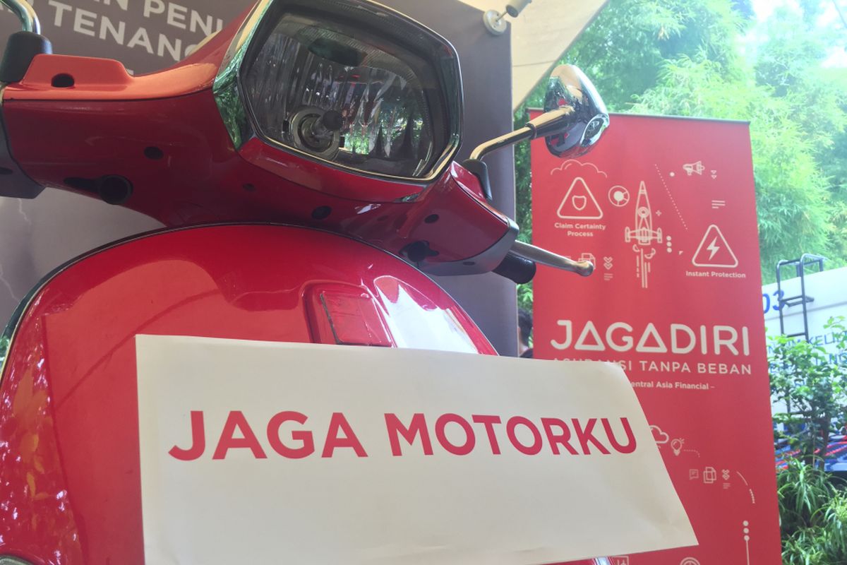 Asuransi Jaga Motorku meluncur di Jakarta, Kamis (19/10/2017).