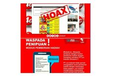 [HOAKS] PT Len Industri Bagi Hadiah Rp 100 Juta