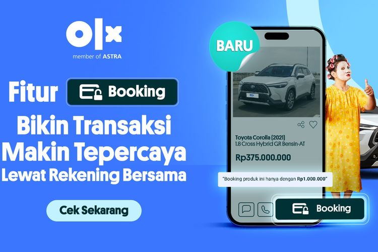 Layanan Booking merupakan inovasi fitur di OLX yang memudahkan pembeli dan penjual dalam melakukan transaksi secara aman dan nyaman