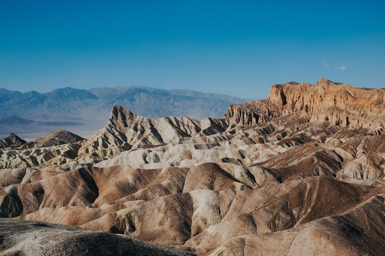 Death Valley,  Nevada, Amerika Serikat, yang termasuk jenis gurun bayangan hujan.