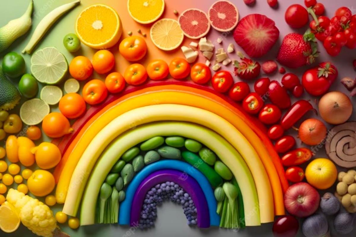 Ilustrasi rainbow diet
