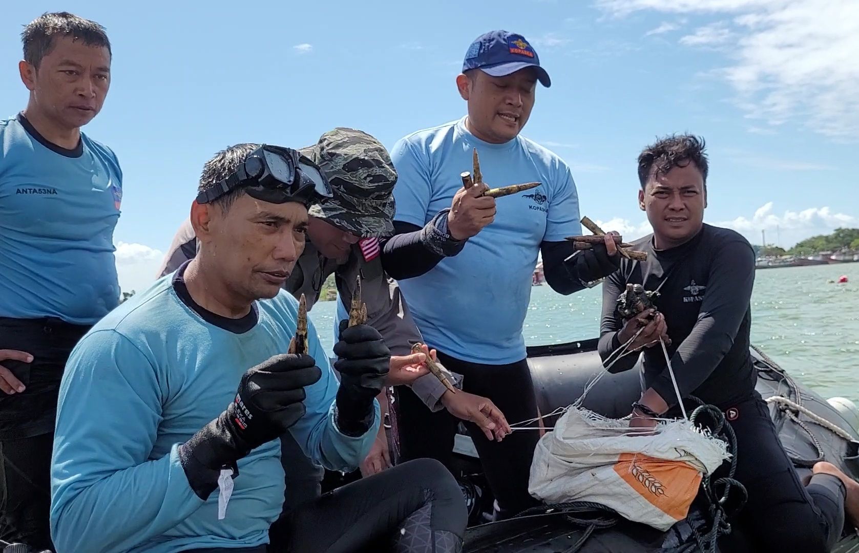 Pasukan Katak Temukan Lagi Amunisi di Perairan Cilacap, Kondisi Masih Bagus
