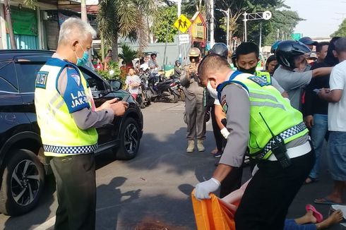 Seorang Perempuan Tewas Ditabrak Motor Saat Menyeberang di Tambora