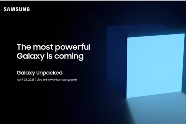 Teaser Samsung Galaxy Unpacked 28 April 2021