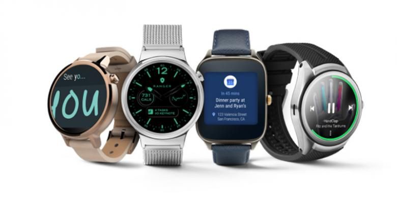 Ilustrasi smartwatch Android Wear