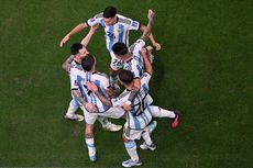 HT Argentina Vs Kroasia 2-0: Messi Ukir Rekor, Satu Kaki Tim Tango di Final