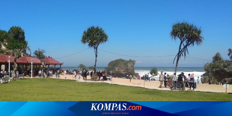 Indahnya Pantai Ngrawe Yang Instagramable Halaman All Kompas Com