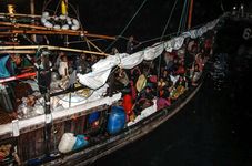 Indonesian Navy Hands Over Rohingya Refugees to UNHCR in Aceh Port