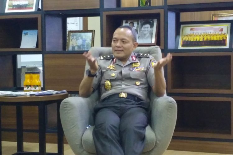 Asisten SDM Kapolri Irjen Arief Sulistyanto saat ditemui di ruangannya, Kamis (29/3/2018).