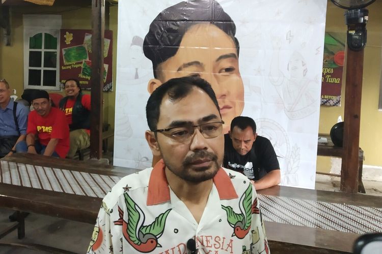 Koordinator pemberangkatan relawan, Kuat Hermawan Santoso di Solo, Jawa Tengah, Rabu (11/12/2019).