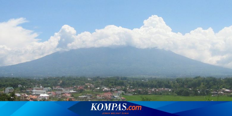 Marapi Meletus Empat Kecamatan Terdampak Abu Vulkanik