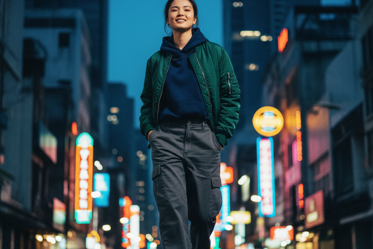 Foto Solo Generated AI Street Style Urban