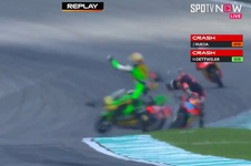 Rueda dan Dettwiler Terlibat Crash Saat Race Moto3 Malaysia Belum Mulai