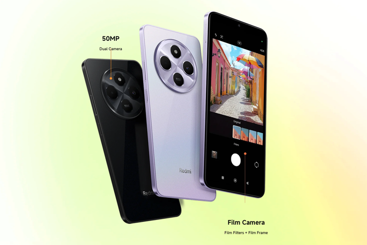 Redmi A4 dilengkapi satu kamera belakang beresolui 50 MP dan disertai sejumlah fitur pendukung foto dan video, seperti Film Mode, Time Lapse, Portrait Mode, dkk