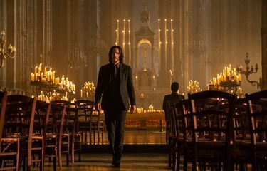 Aktor Keanu Reeves dalam film John Wick: Chapter 4