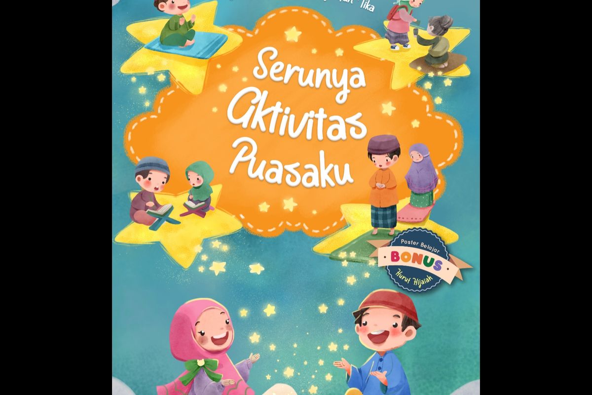 Buku anak-anak Serunya aktivitas puasaku mengenai kegiatan selama ramadhan