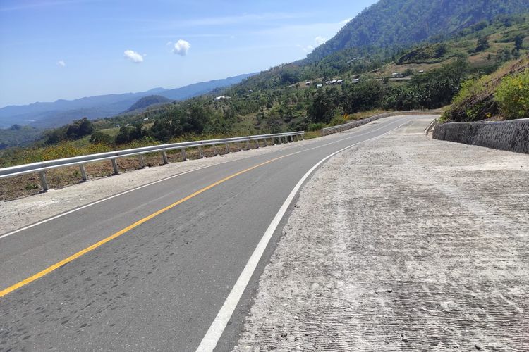 Jalan mulus di Jalur Perbatasan RI-Timor Leste