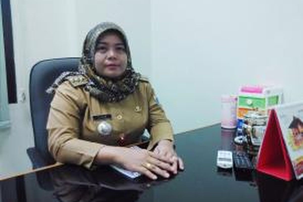Camat Menteng, Lilik Yulihandayani saat ditemui KOMPAS.com di kantornya, Rabu (22/7/2015) pagi