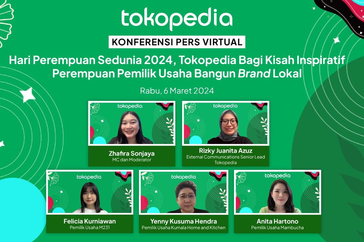 Konferensi Pers Virtual Jelang Hari Perempuan Internasional 2024