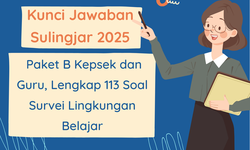 Kunci Jawaban Sulingjar 2025 Paket B Kepsek dan Guru, Lengkap 113 Soal Survei Lingkungan Belajar