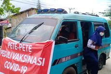 Ikut Vaksinasi Massal, Pelajar SMP dan SMA di Kendari Diantar Jemput Pete-pete