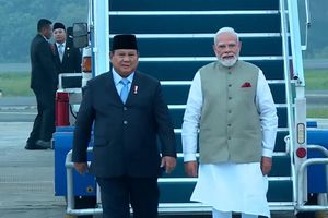 Prabowo Akan Terima Kunjungan PM India di Istana Hari Ini