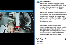 Video Dispenser SPBU Terbakar Akibat Mobil Tancap Gas Saat Isi BBM 