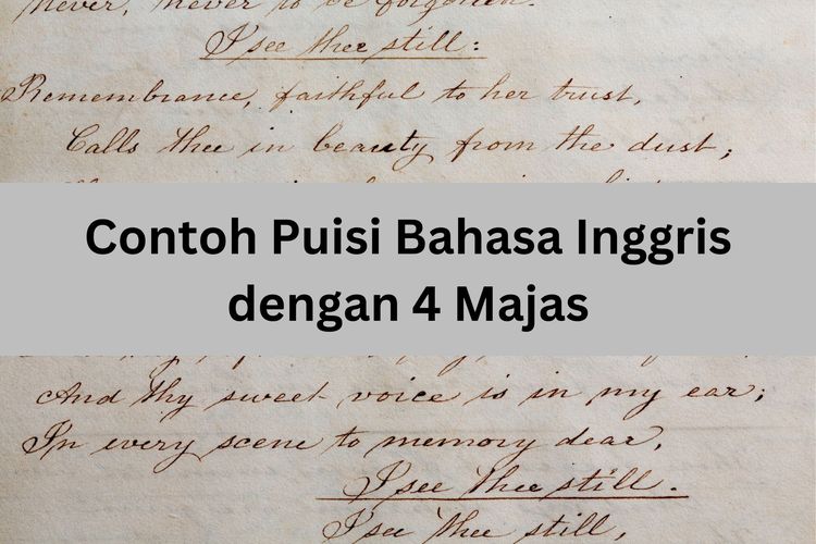 Baik dalam puisi bahasa Indonesia maupun Inggris, majas (figurative language) dibutuhkan untuk memperindah atau menimbulkan kesan tertentu. Bagaimana contoh puisi bahasa Inggris dengan empat majas?