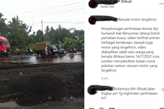 Viral, Video Motor Sering Tergelincir di Perlintasan Kereta Api Sumpiuh Banyumas, Ini Penjelasan KAI