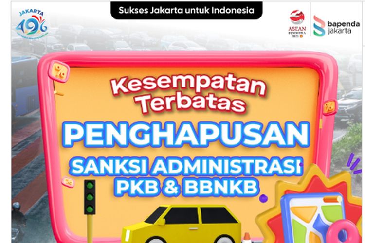 DKI Jakarta gelar program pemutihan pajak kendaraan bermotor mulai 22 Juni 2023.