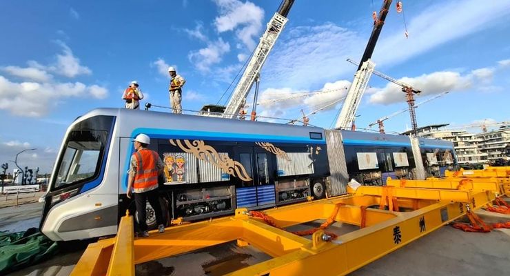 Hari Perdana, Kereta Otonom Tanpa Rel IKN Jalani Uji Kelayakan Teknis