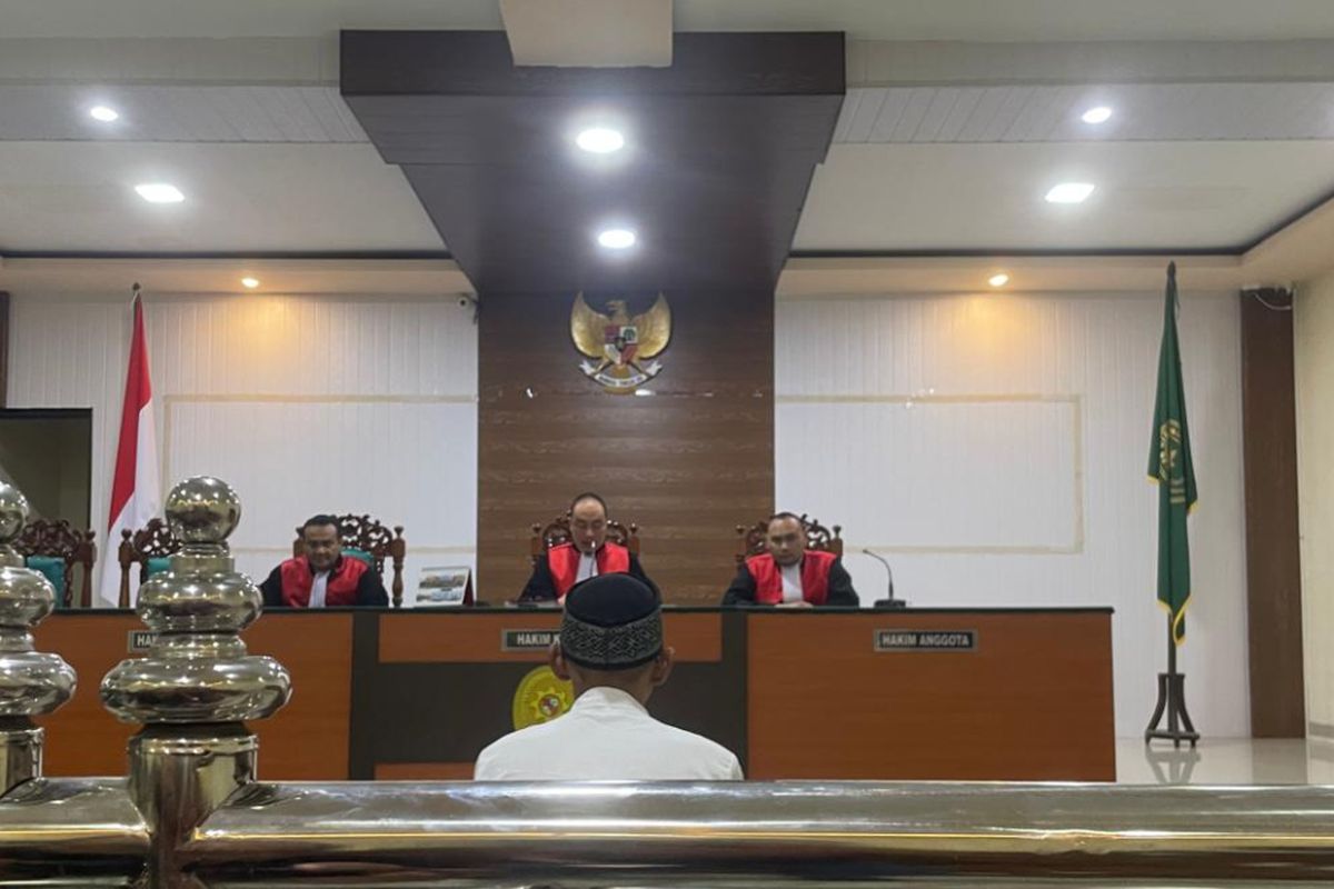 Sidang kasus pembunuhan dan mutilasi di Pengadilan Negeri Jombang, Jawa Timur, Kamis (16/10/2025).
