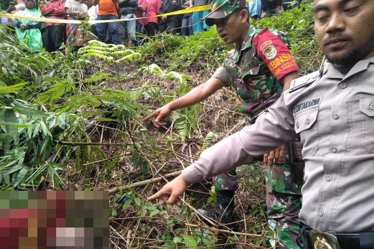 Seorang mayat pria asal Tanggerang ditemukan tergeletak di pinggir jalan Kecamatan Taraju, Kabupaten Tasikmalaya, Senin (27/1/2020).