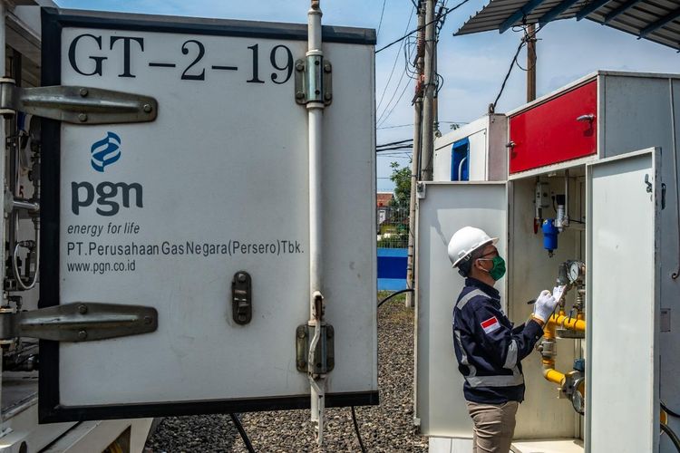 PGN menyalurkan CGN melalui Gas Transpotation Module atau Gaslink Truck untuk menjaga suplai Jargas Rumah Tangga di wilayah Semarang tetap aman.