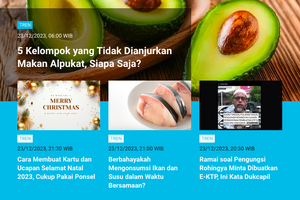 [POPULER TREN] 5 Orang Ini Tidak Dianjurkan Makan Alpukat | Daftar Investor IKN