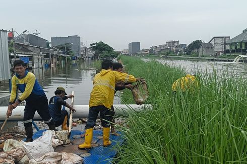 Banjir di Periuk Tangerang Akibat Hujan Deras dan Tanggul Jebol