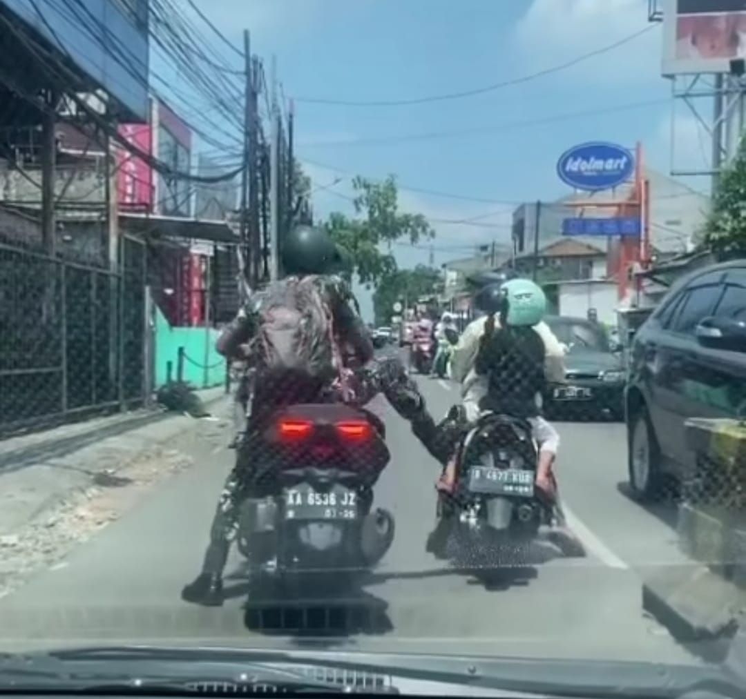 Akhir Damai Arogansi TNI AU yang Tendang Motor Emak-emak di Bekasi, Sri Dewi Maafkan Praka ANG