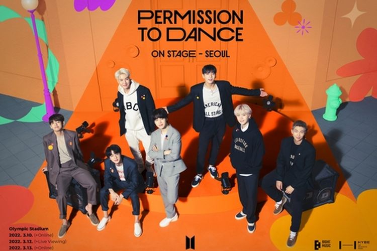 Konser BTS Permission To Dance On Stage Seoul.