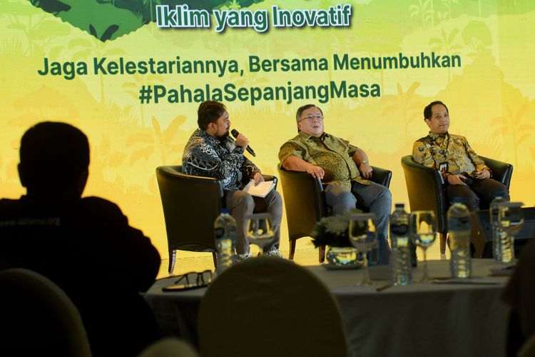 Mosaic atau Kolaborasi Umat Islam untuk Dampak Iklim meluncurkan inisiatif Wakaf Hutan, pendanaan inovatif bagi masalah perubahan iklim yang dihadapi Indonesia (30/11/2023).