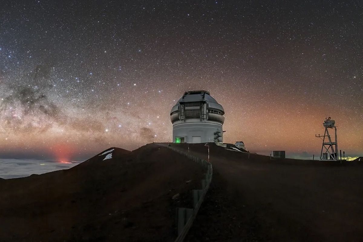 Teleskop Gemini Utara di Hawaii