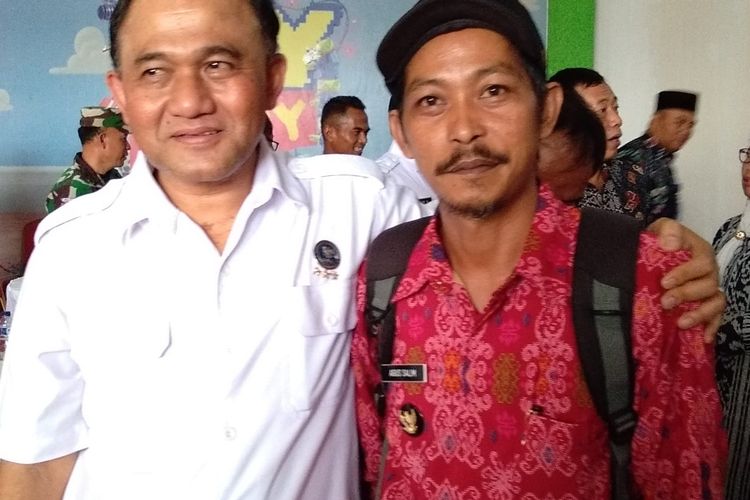 Agus Salim saat menerima kunjungan khusus dari Kepala BNN RI 2018 Komisaris Jenderal Polisi (Purn) Heru Winarko 