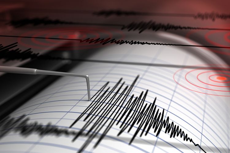 Ilustrasi gempa yang mengguncang Jakarta dan sekitarnya pada Senin (21/11/2022). 