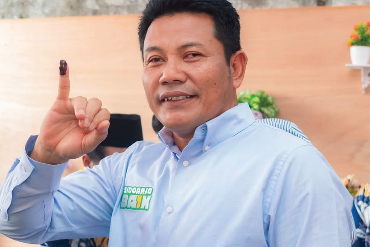 Profil Bupati Sidoarjo, Subandi yang mengawali karir politik pemerintahannya dari menjadi Kepala Desa Pabedan, Kecamatan Sedati, Minggu (16/2/2025).