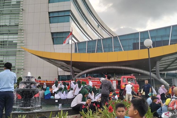 Situasi di Semen Padang Hospital usai ledakan, Selasa (30/1/2024). 