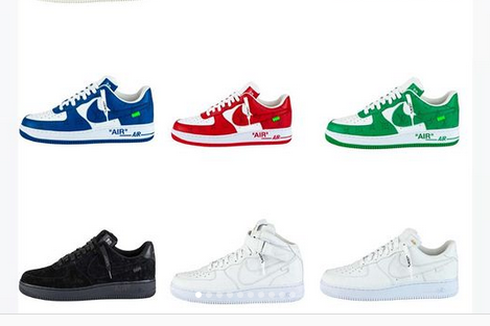 LV x Nike Air Force 1 Low Bikin 9 Seri Sneaker, Cuma untuk 