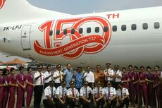 Lion Air Terima Pesawat Boeing 737-800NG ke-150